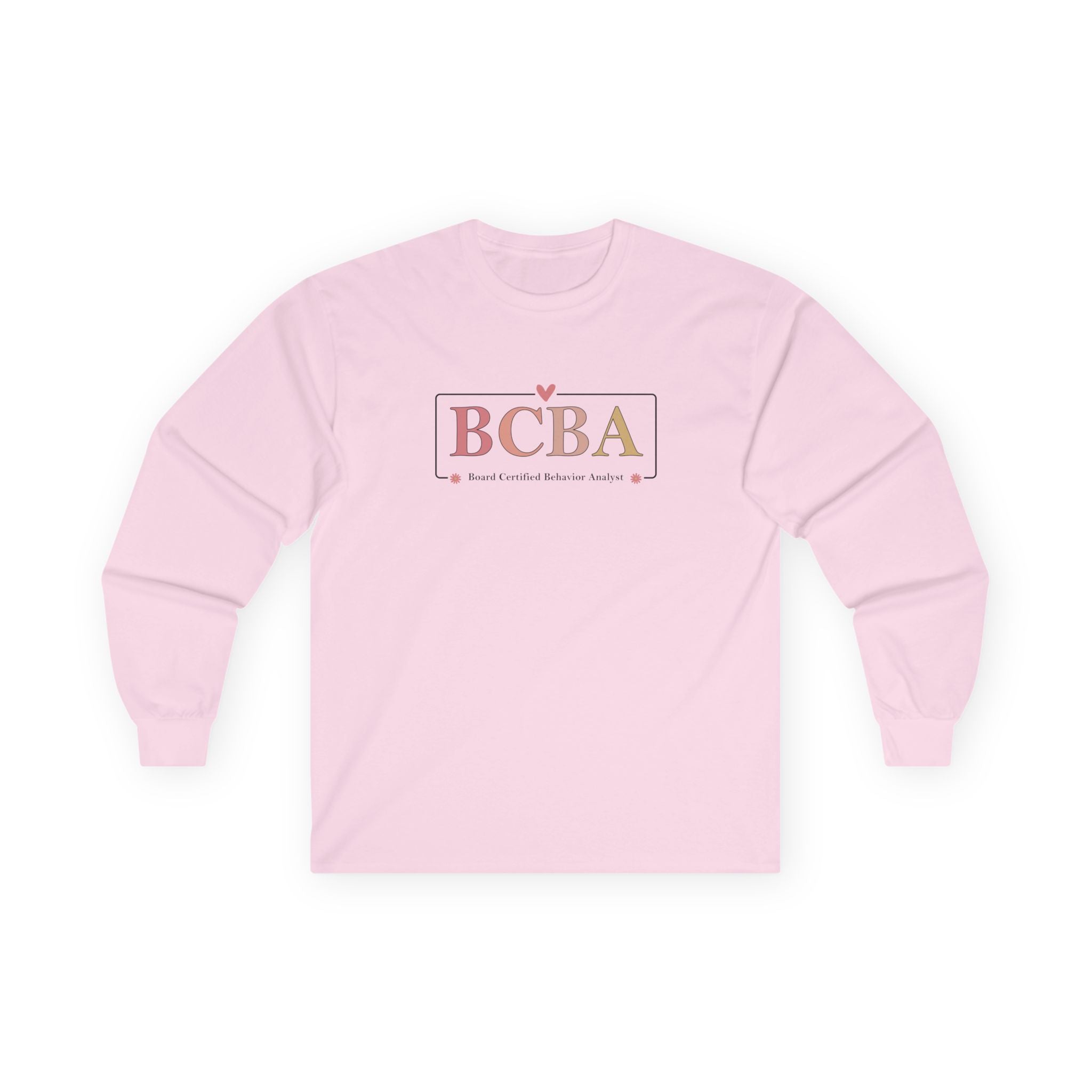 Autism Long - sleeve - BCBA Outline Long Sleeve T-Shirt - Daily Bloom
