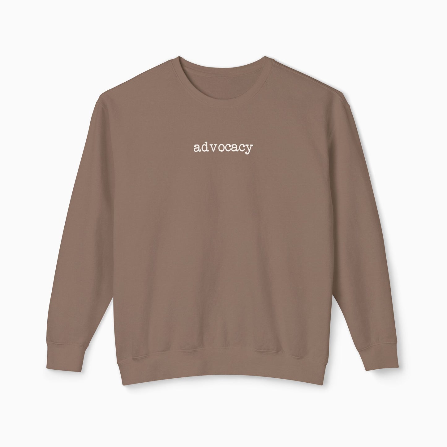 Advocacy Statement Comfort Colors Lightweight Sweatshirt