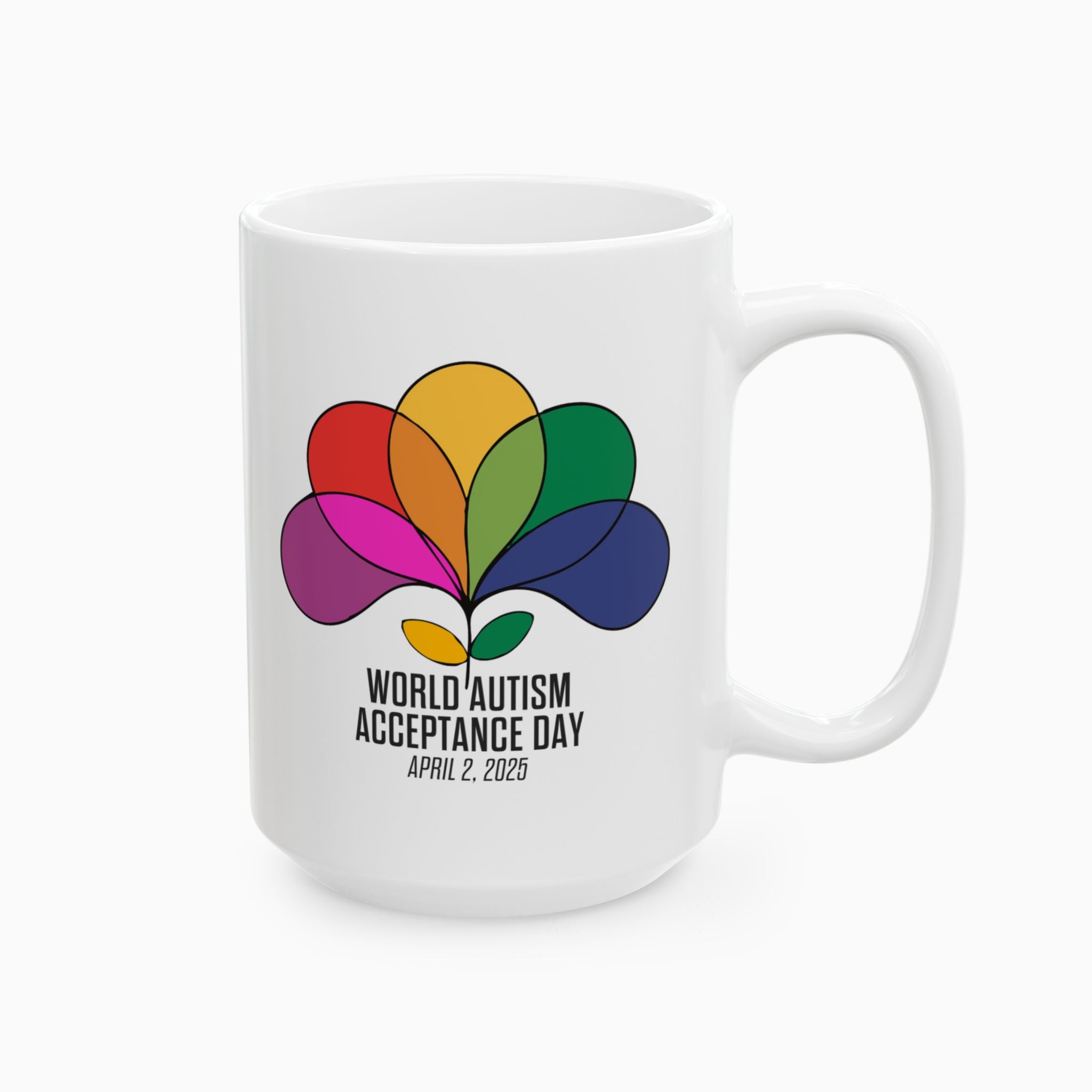 Autism Awareness 2025 - Spectrum in Bloom Ceramic Mug
