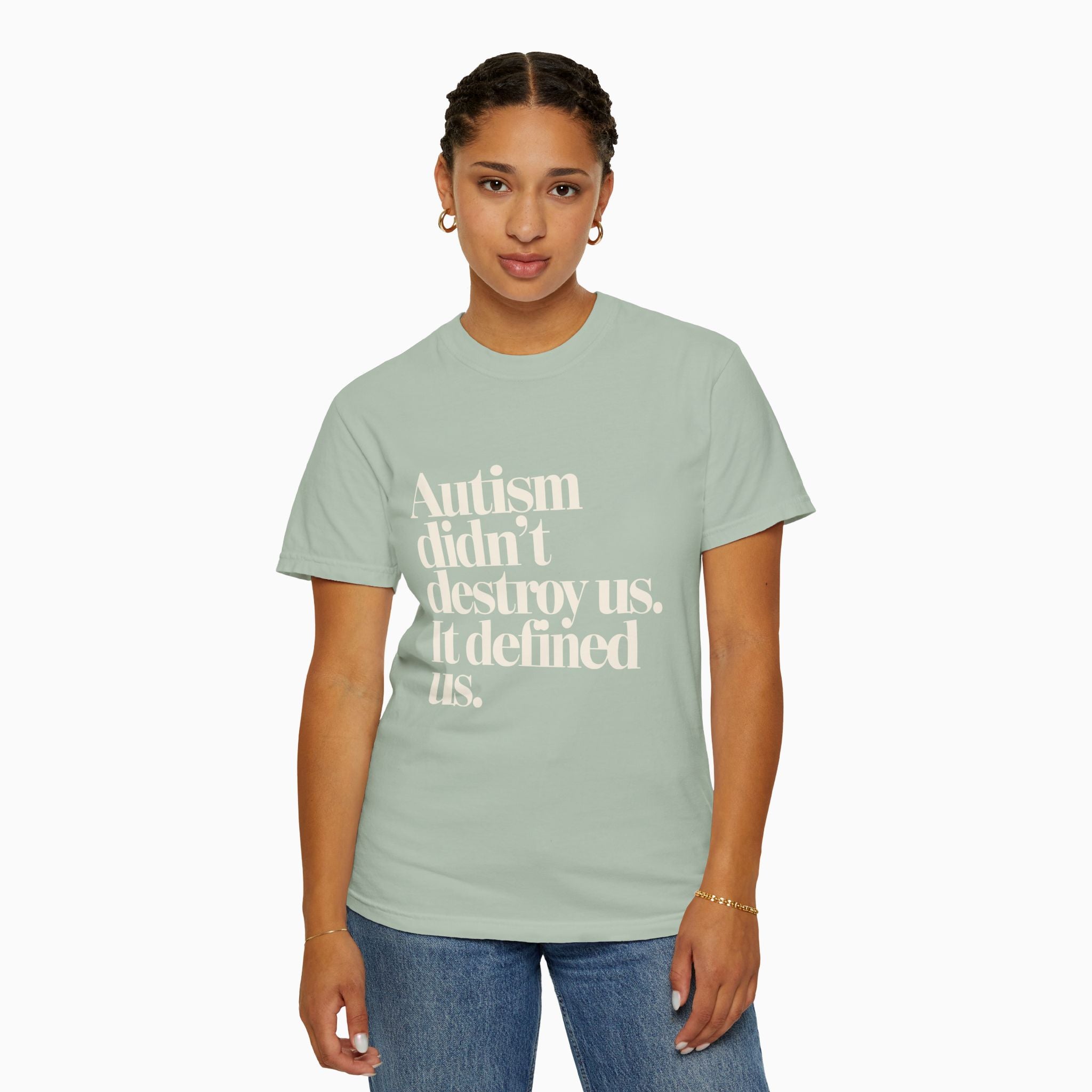 Autism Didn't Destroy Us Comfort Colors Tee