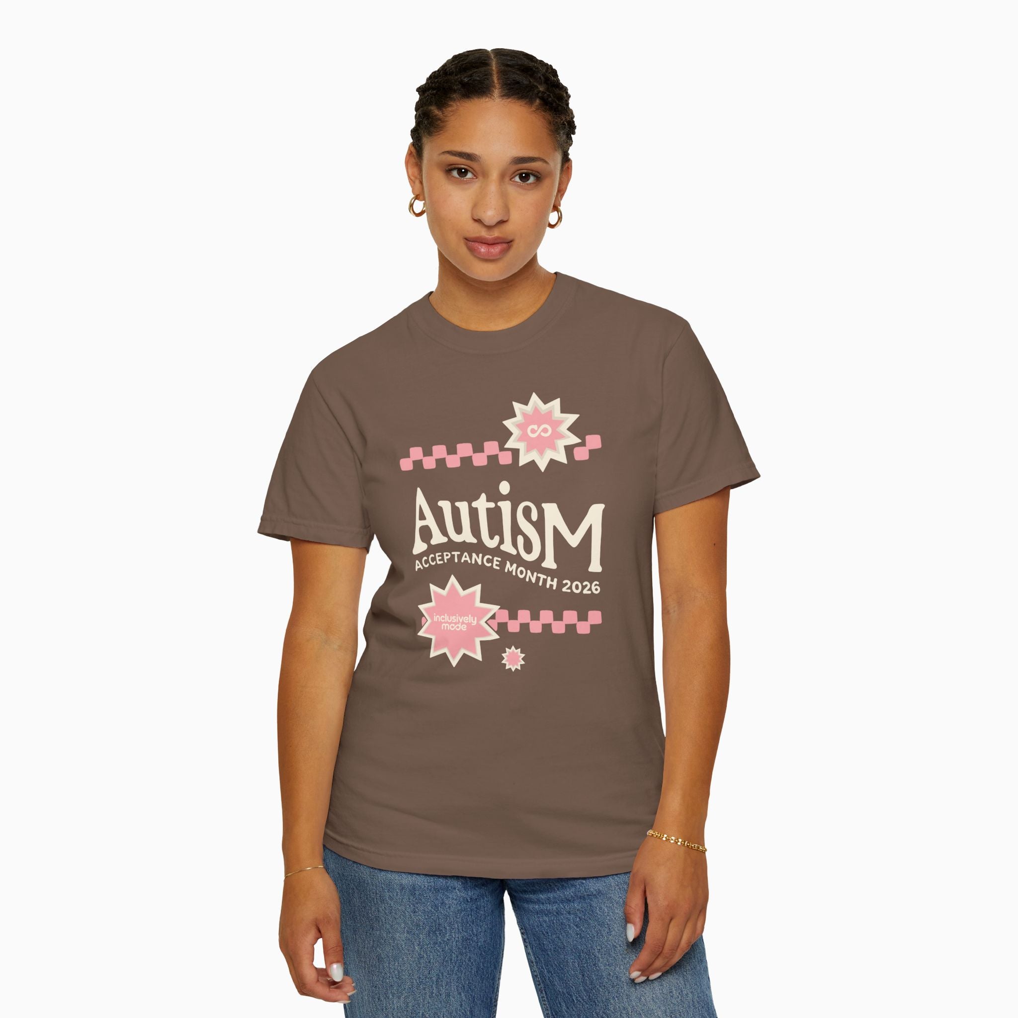 Autism T-Shirt - Autism Acceptance Month 2026 Inclusively Made Comfort Colors Tee - Daily Bloom