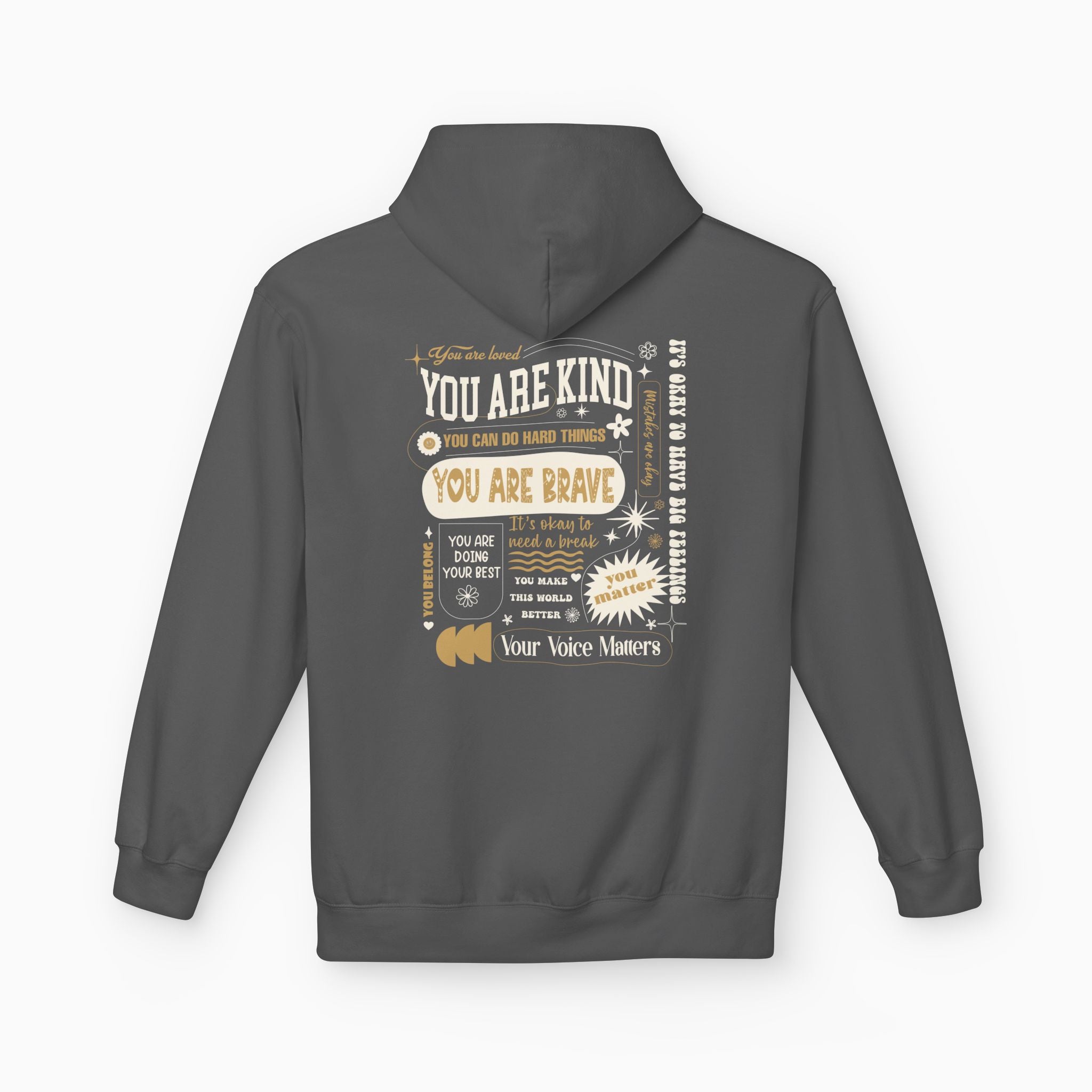 Together We Bloom Tag Free Hoodie