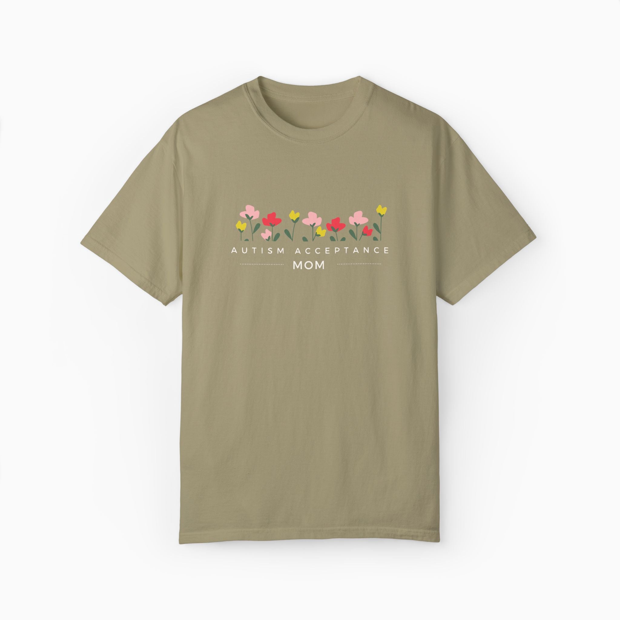 Autism Acceptance Mom Comfort Colors Tee