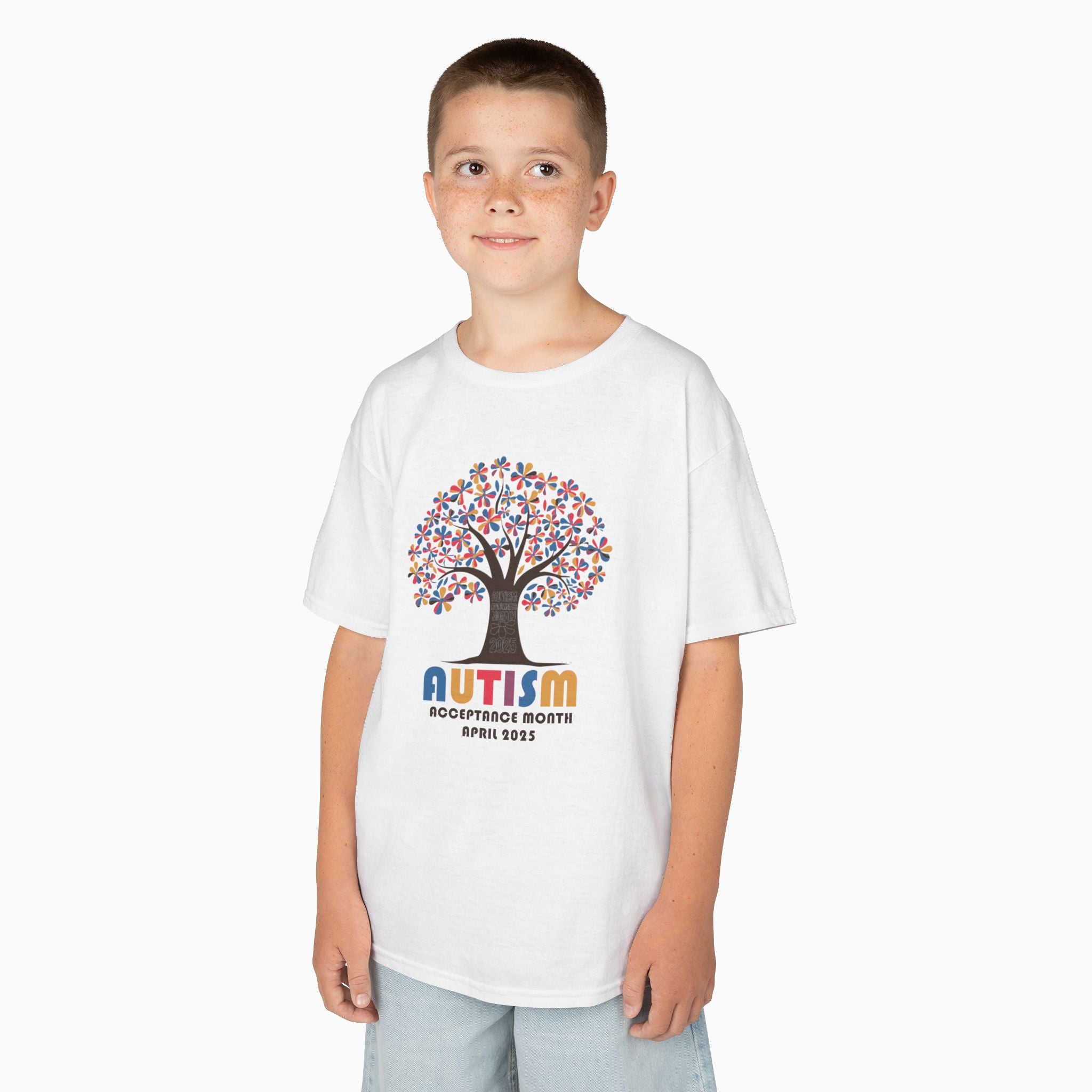Autism Awareness 2025 - Tree of Acceptance Youth T-Shirt