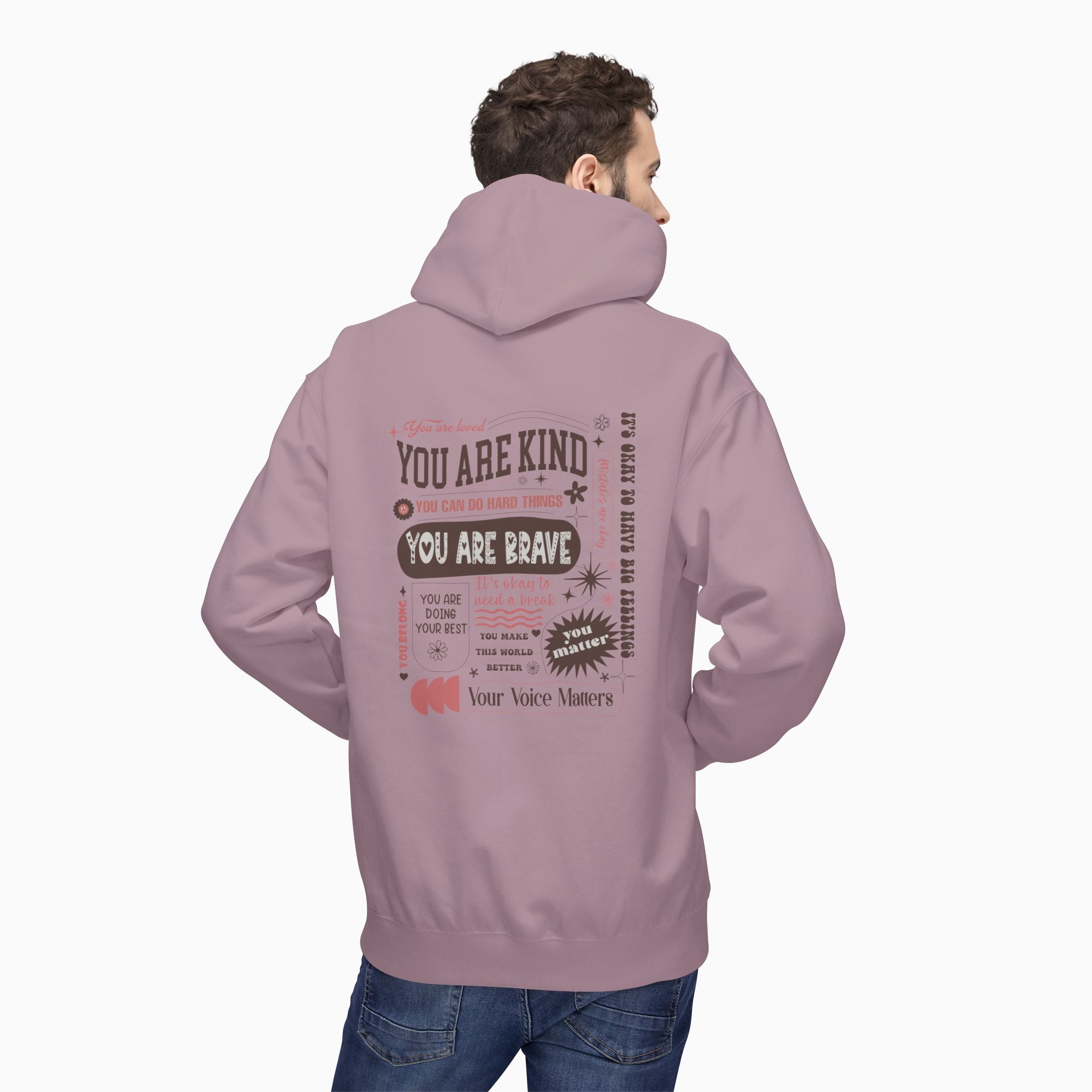 Together We Bloom Tag Free Hoodie