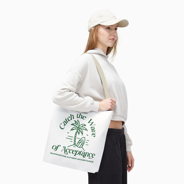 Autism Bags - Catch the Wave of Acceptance Tote Bag - Daily Bloom