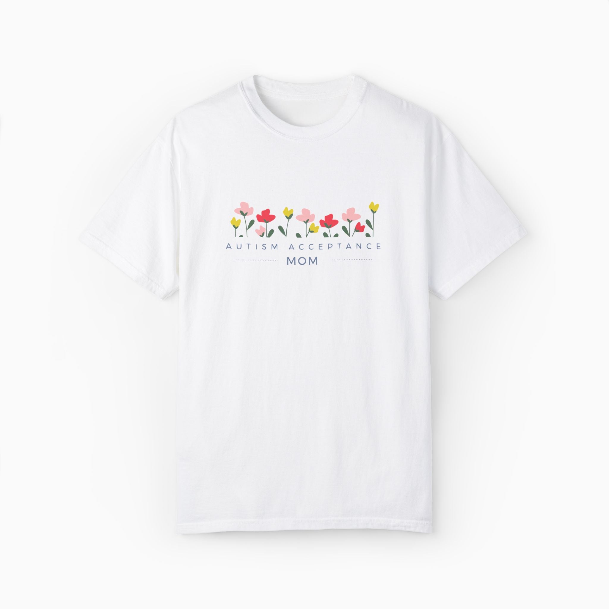 Autism Acceptance Mom Comfort Colors Tee