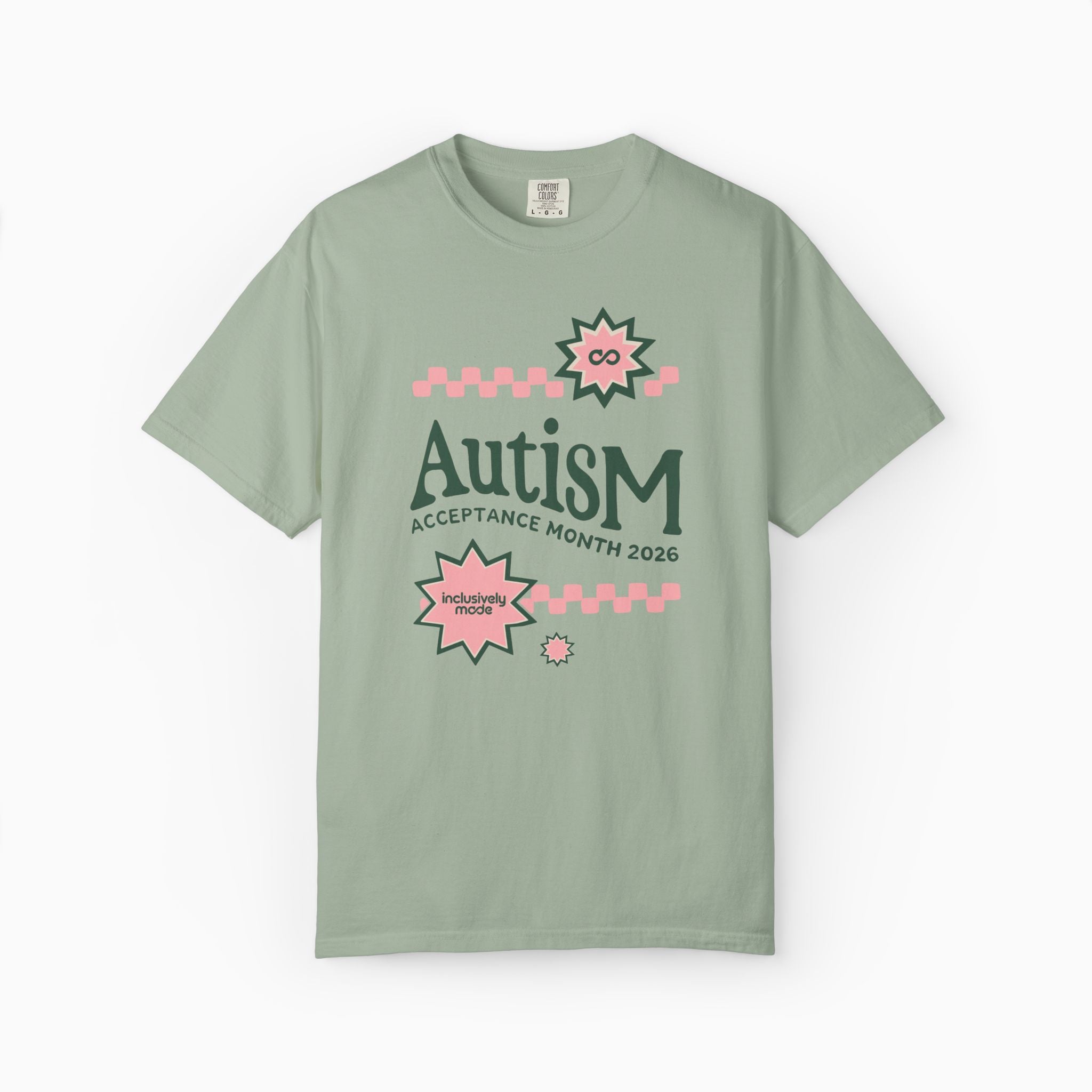 Autism T-Shirt - Autism Acceptance Month 2026 Inclusively Made Comfort Colors Tee - Daily Bloom