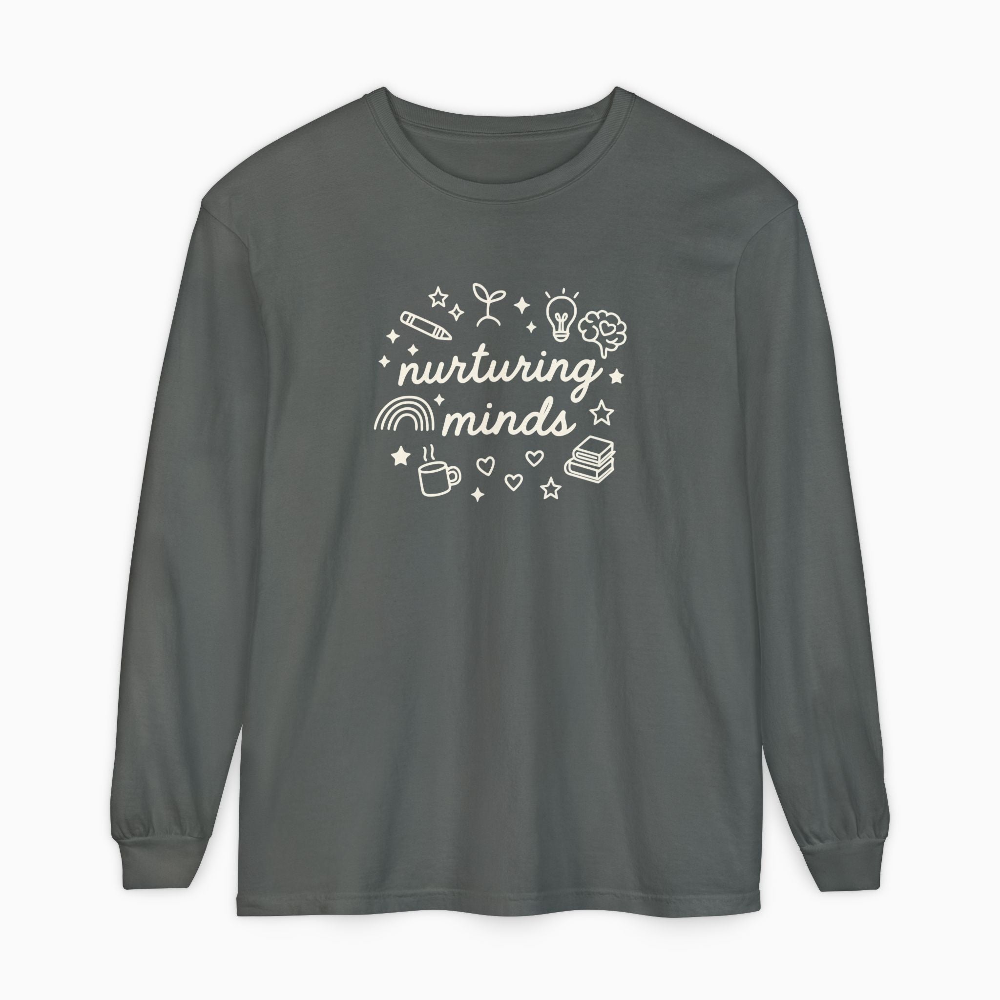 Nurturing Minds Comfort Colors Long Sleeve T-Shirt