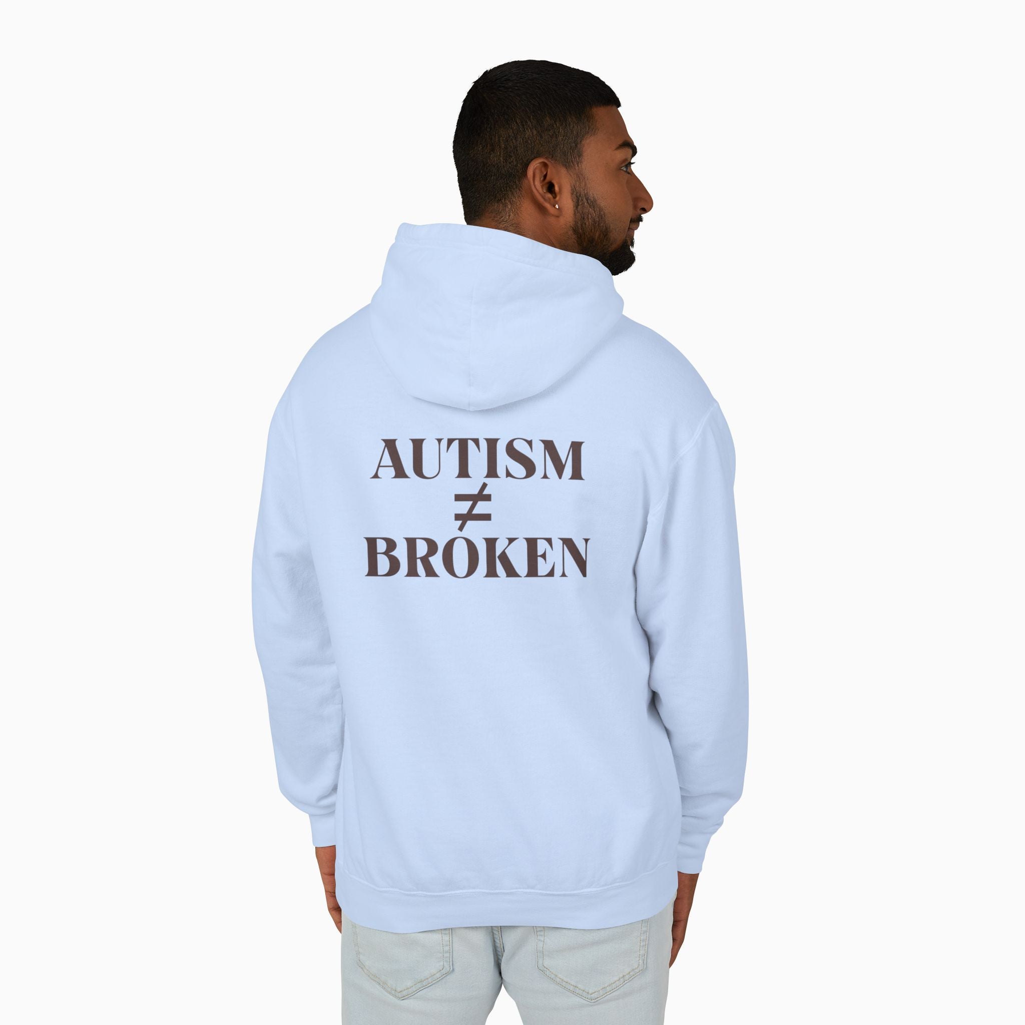 Autism ≠ Broken Comfort Colors Lightweight Hoodie