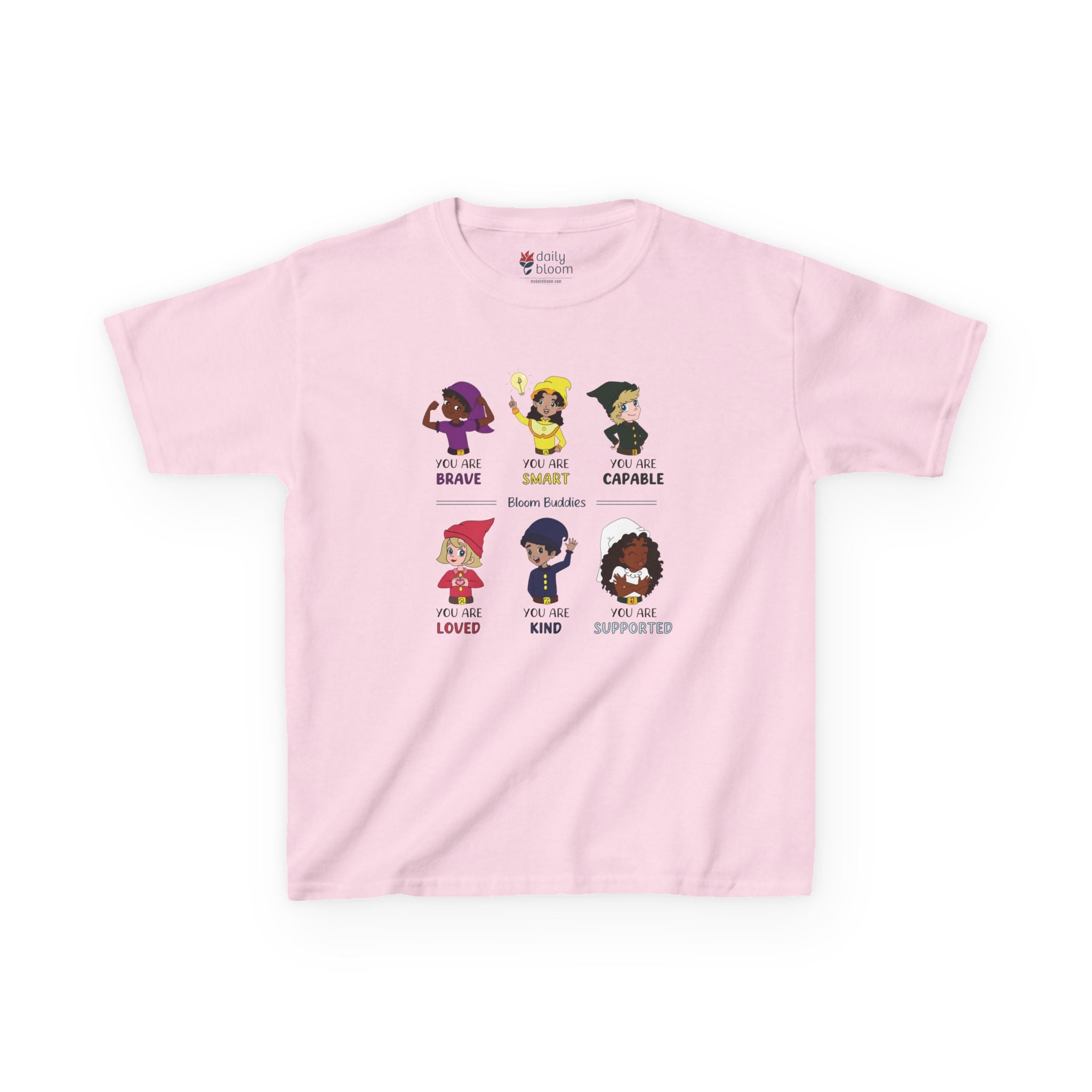 Bloom Buddies Affirmations Youth T-Shirt