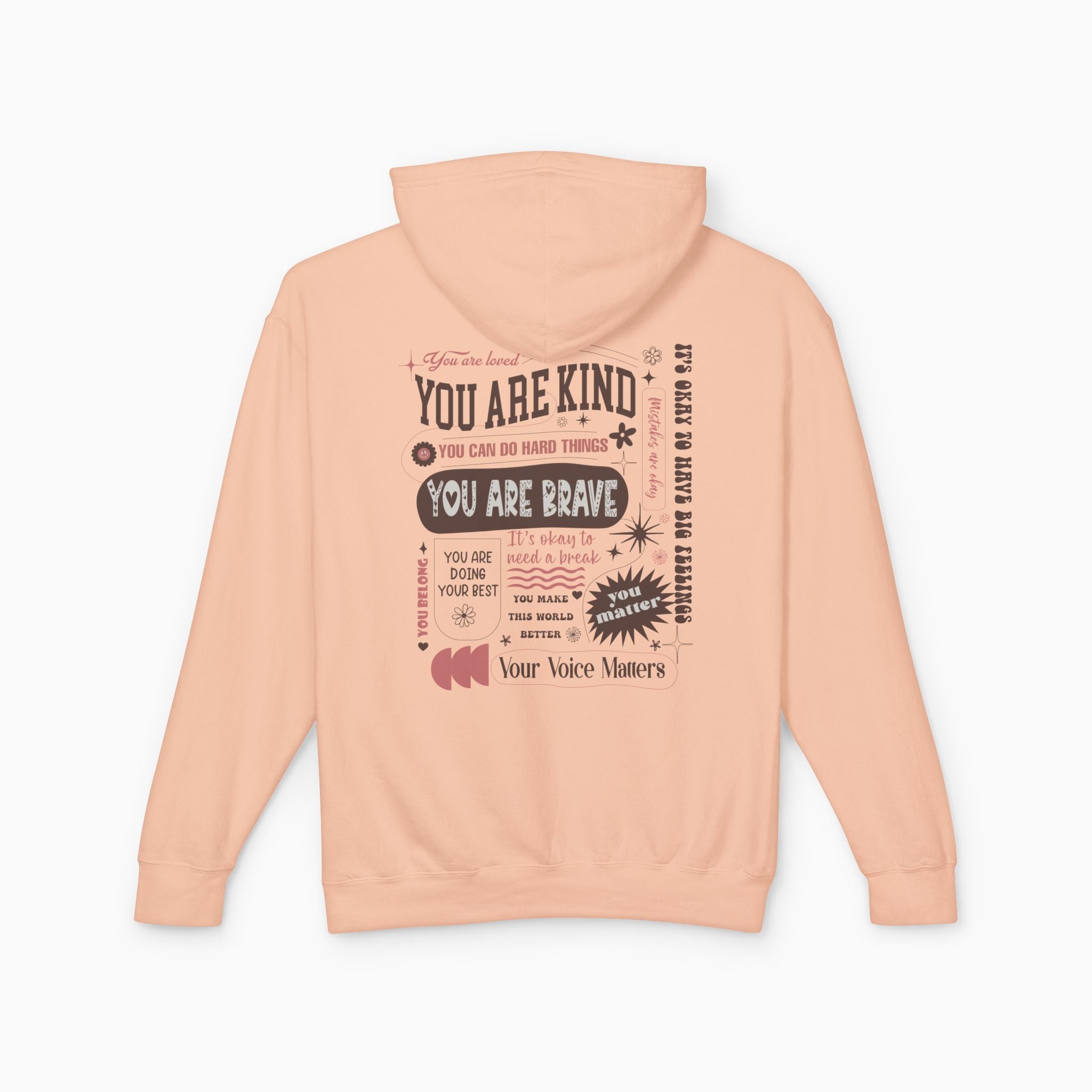 Together We Bloom Comfort Colors Lightweight Hoodie