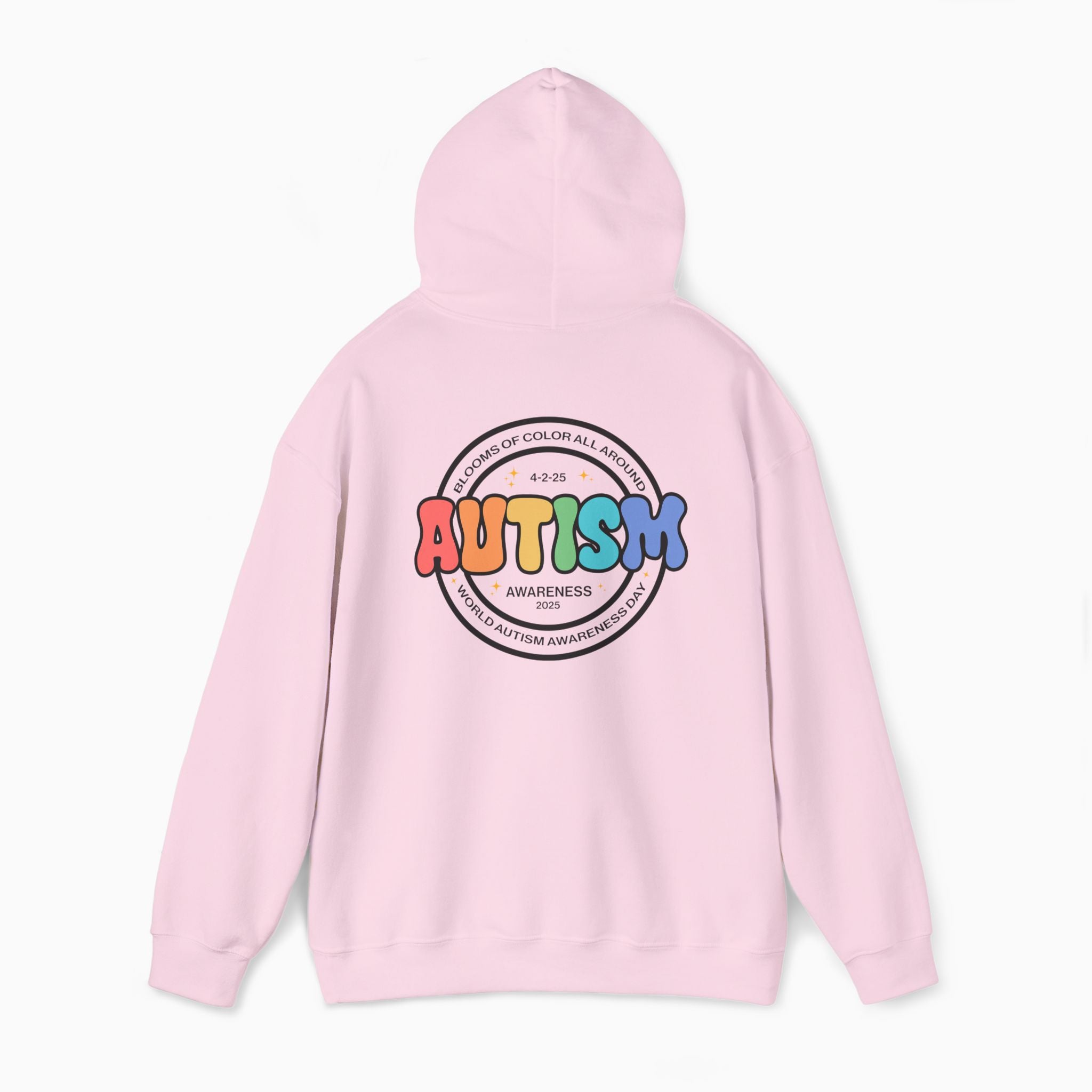 Autism Awareness 2025 - Blooms of Color All Around Hoodie