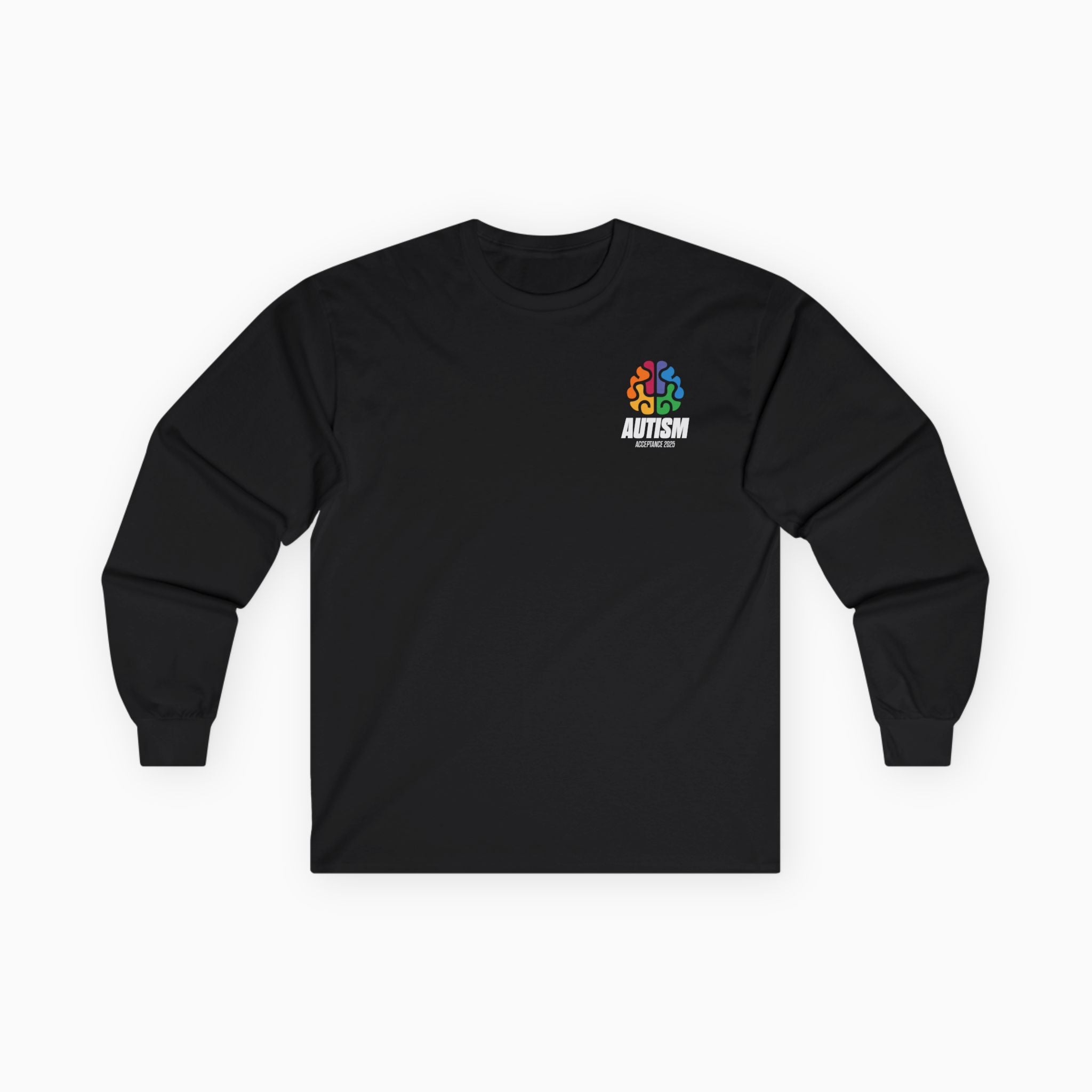 Autism Awareness 2025 - Brainbow Long Sleeve Tee