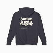 Autism is Not a Tragedy Comfort Colors Lightweight Hoodie