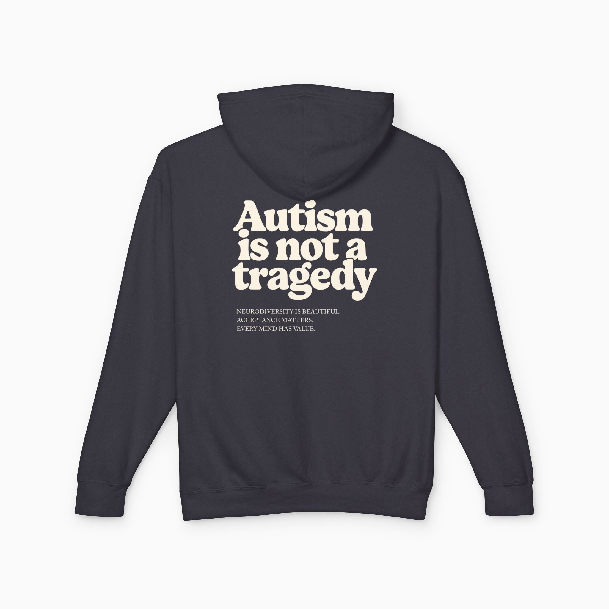Autism is Not a Tragedy Comfort Colors Lightweight Hoodie