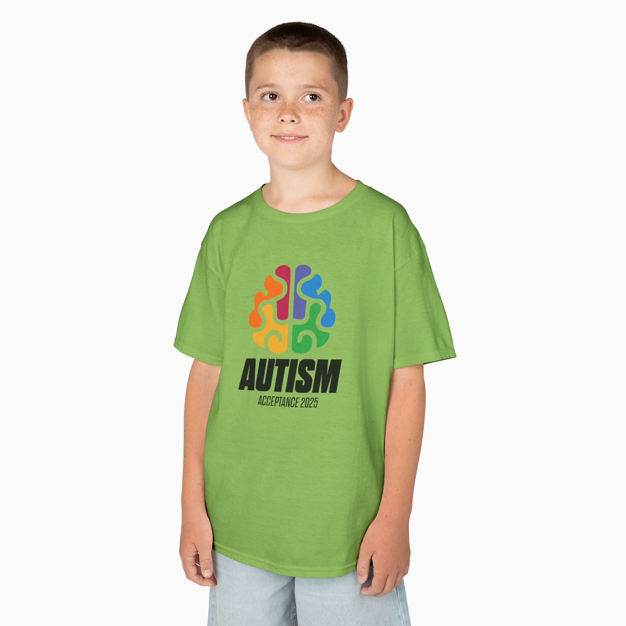Autism Awareness 2025 - Brainbow Youth T-Shirt