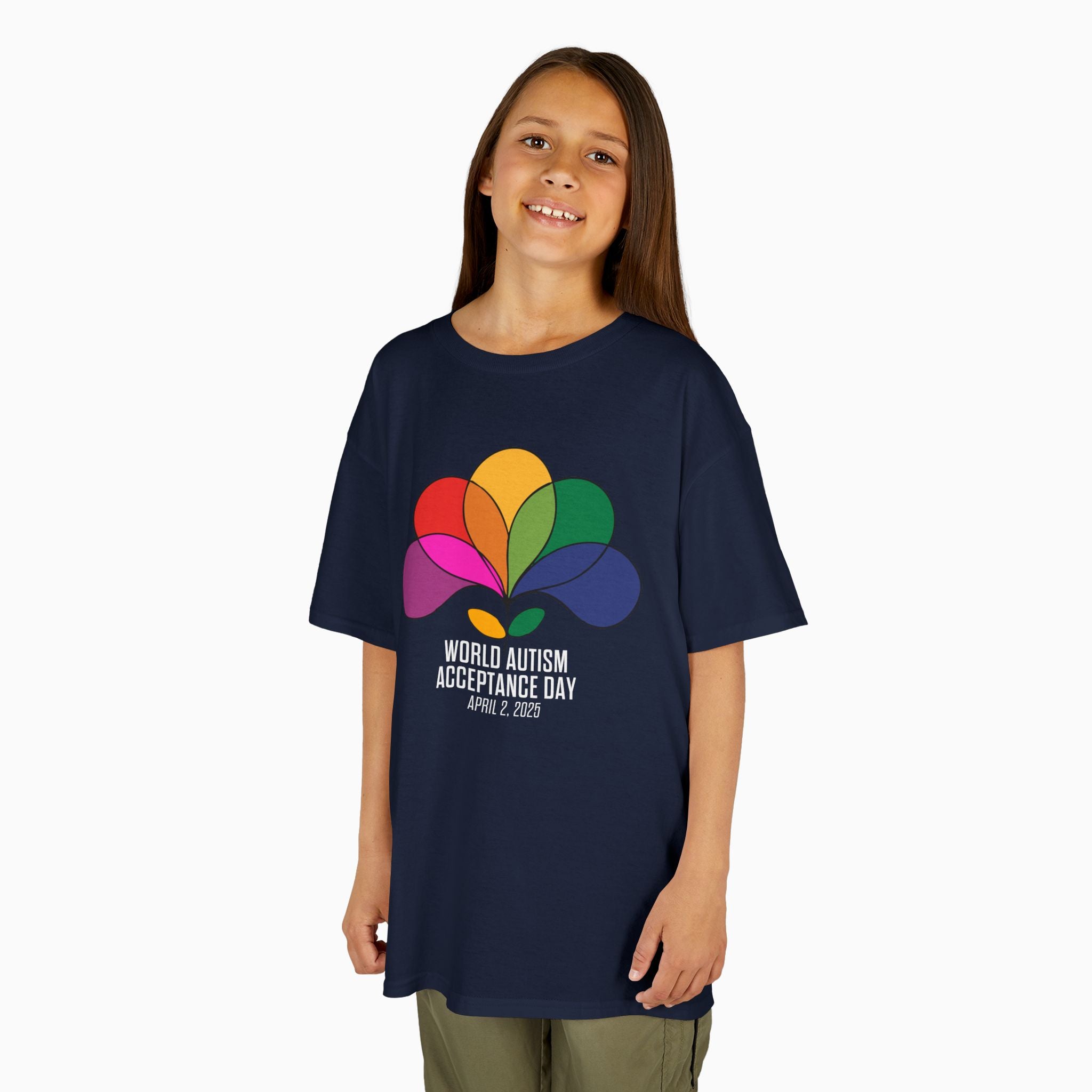 Autism Awareness 2025 - Spectrum in Bloom Youth T-Shirt