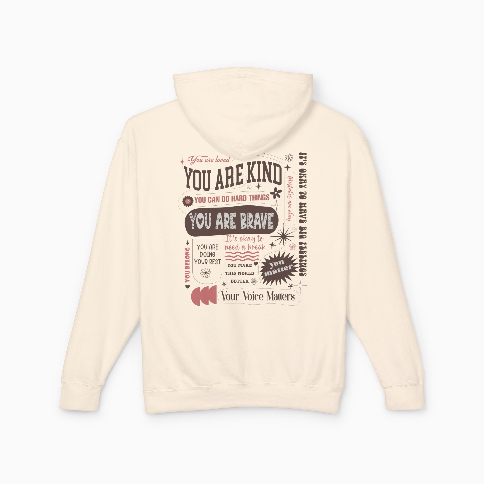 Together We Bloom Comfort Colors Lightweight Hoodie