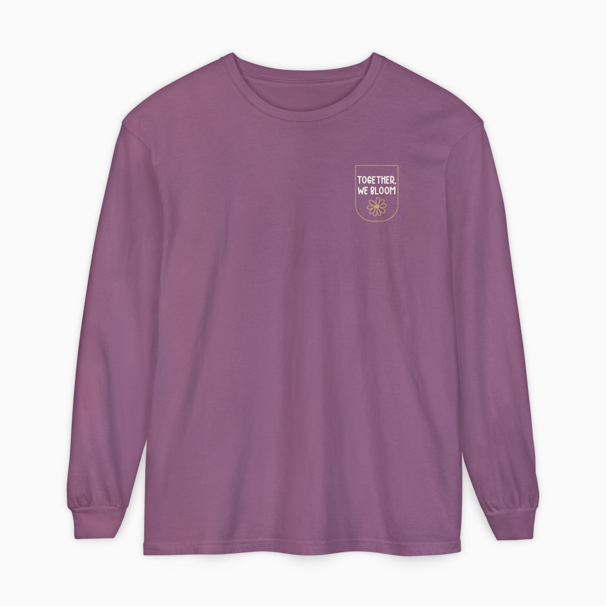 Together We Bloom Comfort Colors Long Sleeve T-Shirt