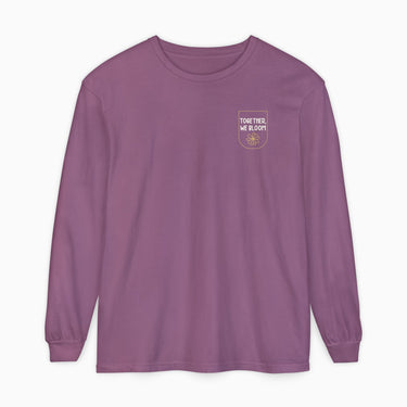 Autism Long - sleeve - Together We Bloom Comfort Colors Long Sleeve T-Shirt - Daily Bloom