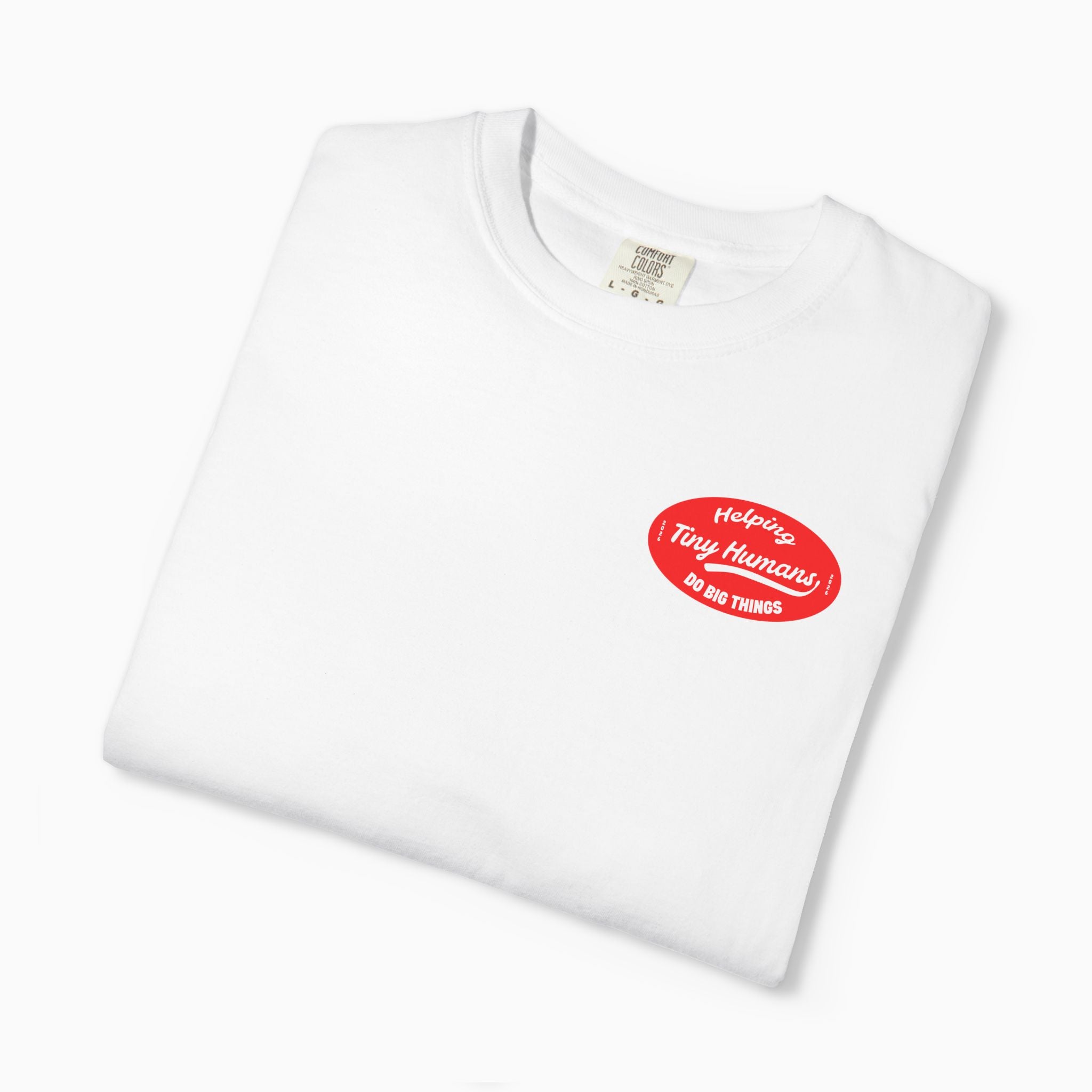 Autism T-Shirt - Helping Tiny Humans Do Big Things Retro Comfort Colors T-Shirt - Daily Bloom