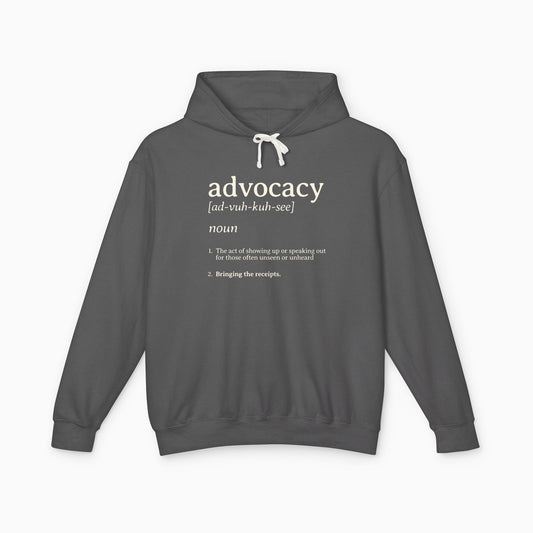 Advocacy Definition Comfort Colors Lightweight Hoodie