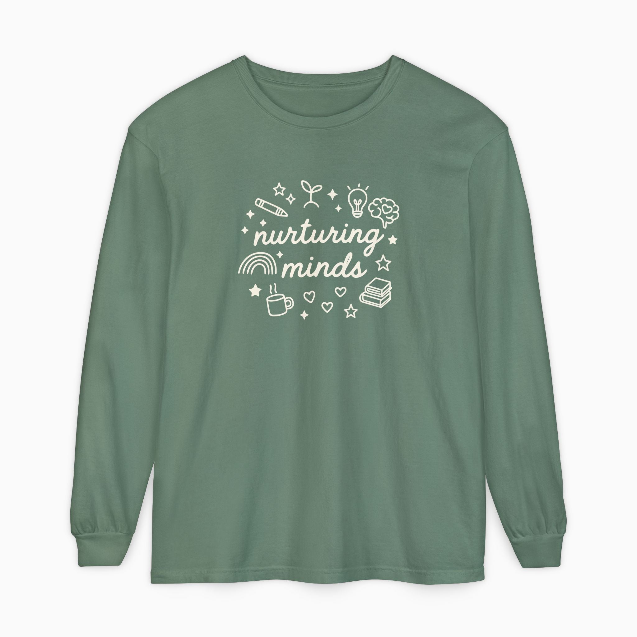 Nurturing Minds Comfort Colors Long Sleeve T-Shirt