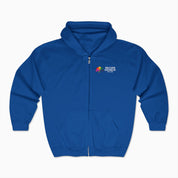 Autism Awareness 2025 - Spectrum in Bloom Zip Up Hoodie