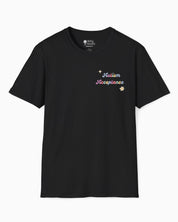 Advocate Support Empower Include Tee w/ Back Print-Black-Neurodiversity, ADHD & Autism Awareness & Acceptance T-Shirt by Daily Bloom