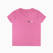 Autism Awareness 2025 - Spectrum in Bloom Ladies V-Neck T-Shirt