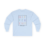 Autism Long - sleeve - Different Not Less Long Sleeve T-Shirt - Daily Bloom