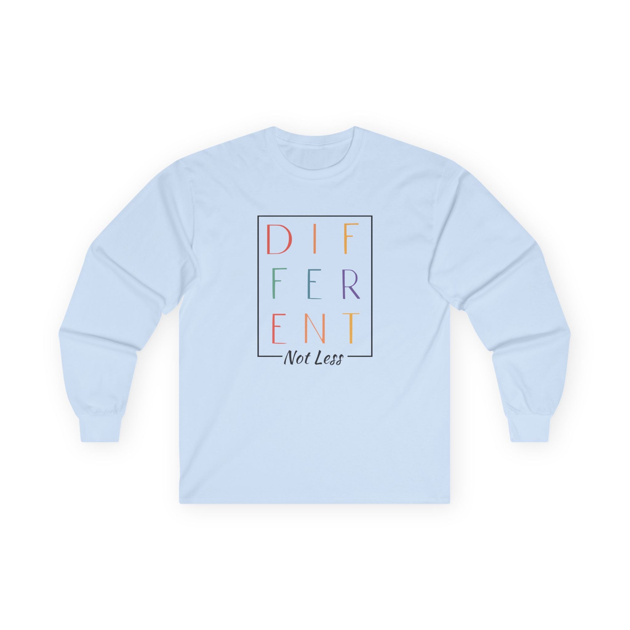 Autism Long - sleeve - Different Not Less Long Sleeve T-Shirt - Daily Bloom