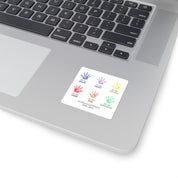 Autism Acceptance 2025 - Affirmation Hands Sticker