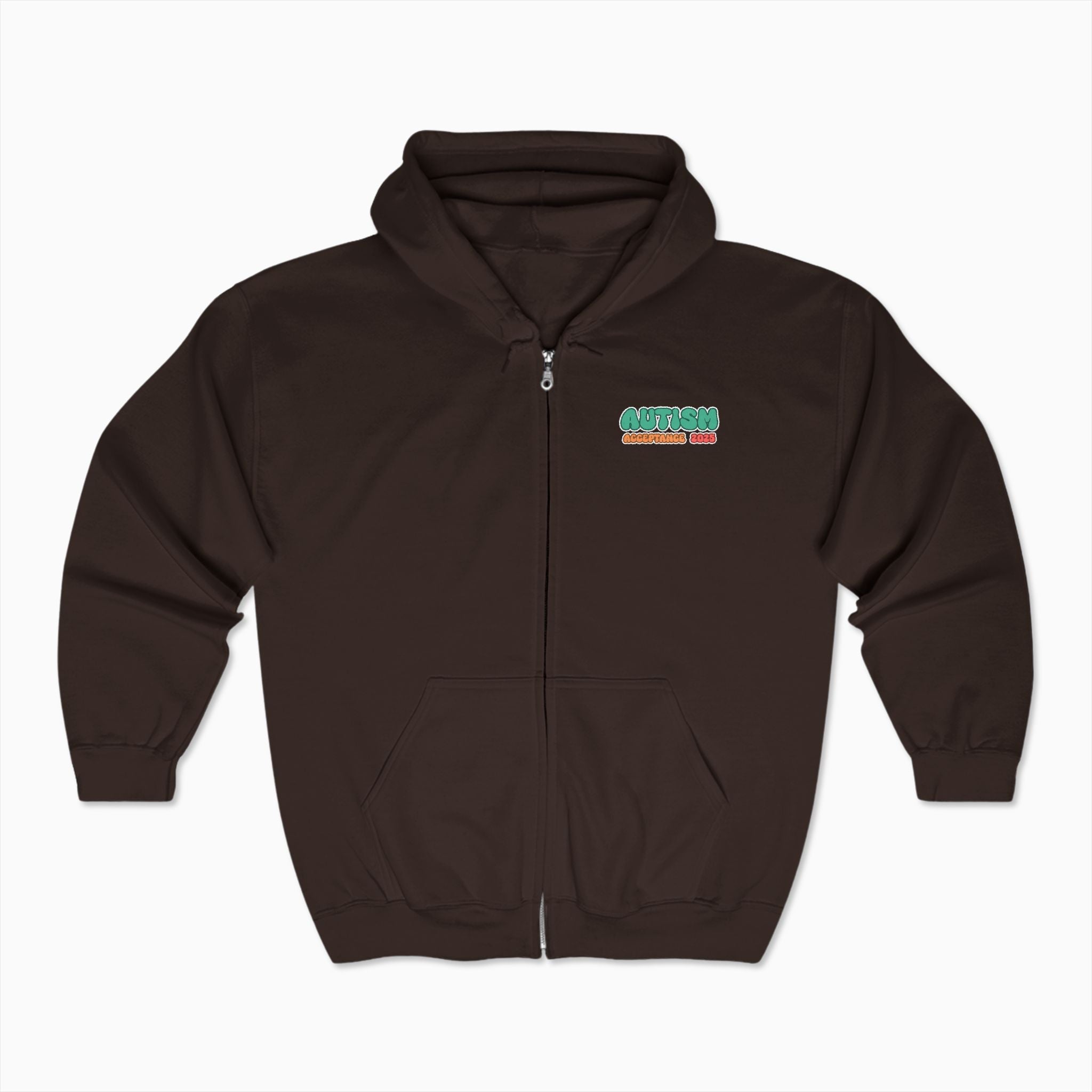Autism Awareness 2025 - Celebrate Minds of All Kinds Zip Up Hoodie
