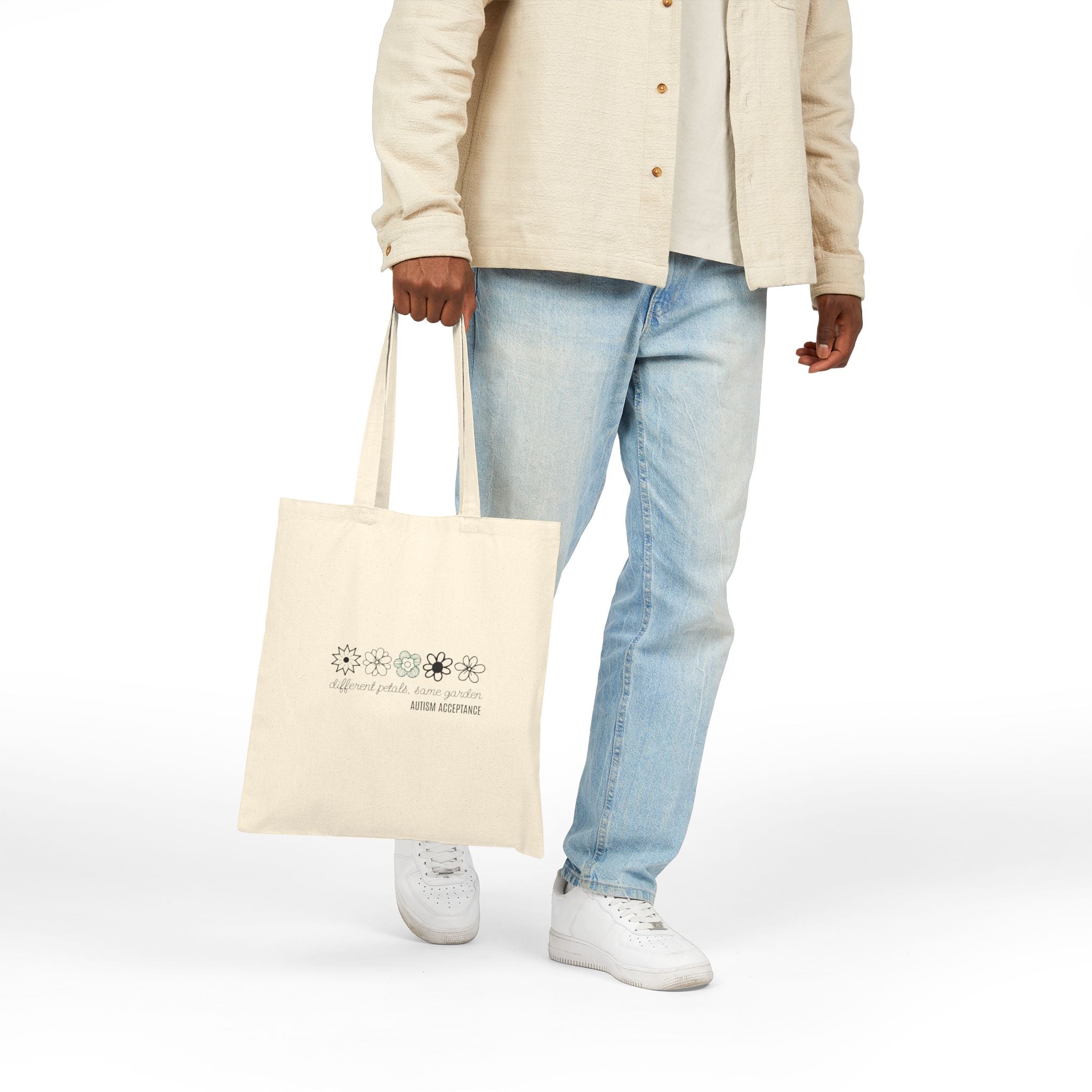 Different Petals Same Garden Flower Sketches Tote Bag