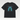 Advocate Support Empower Autism Acceptance Rainbow Tee Black t-shirt, front