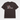 Love Teach Advocate - Love Hearts Tee Dark Chocolate t-shirt, front