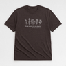 Bloom Where You Are Planted - Autism Acceptance Wildflowers Tee Dark Chocolate t-shirt, front
