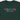 Inclusively Made Tag-Free Tee Forest Green t-shirt, design close-up