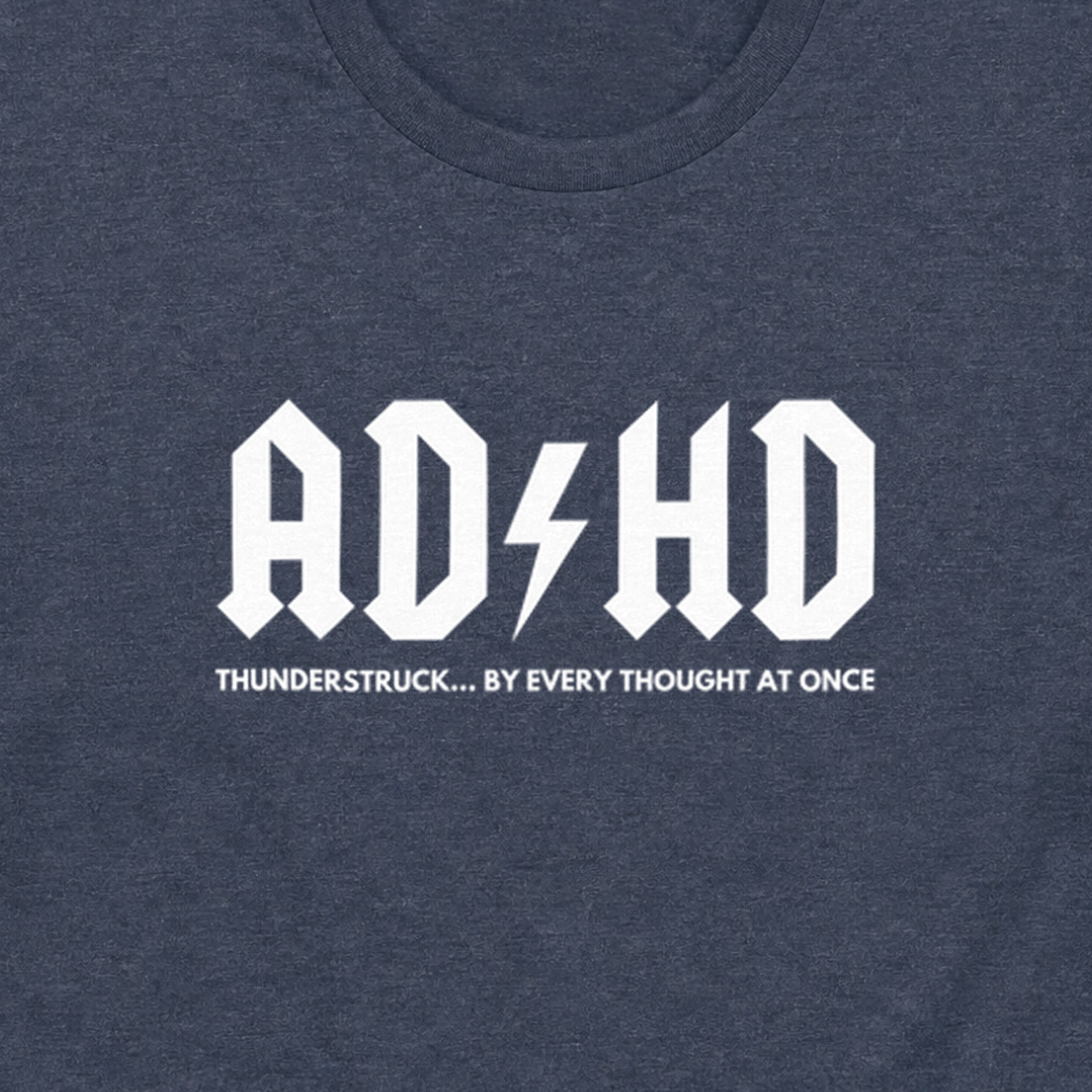 Funny ADHD Shirt | AD/HD Thunderstruck Tee – Daily Bloom