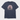 Life Happens Visuals Help Tag-Free Tee Heather Navy t-shirt, front