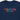 Inclusively Made Tag-Free Tee Navy t-shirt, design close-up