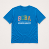 BCBA - Board Certified Behavior Analyst College Style Tee Sapphire t-shirt, front