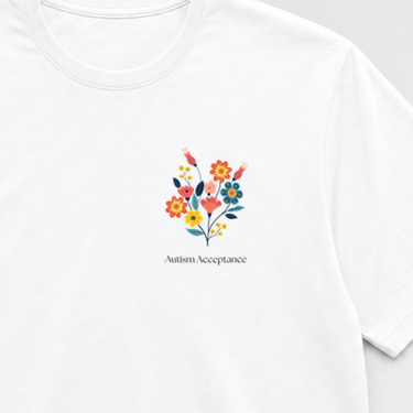 Advocate Support Empower Tee White t-shirt, design close-up