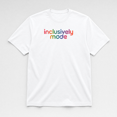 Inclusively Made Tag-Free Tee White t-shirt, front