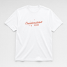 Overstimulated Club Tee White t-shirt, front