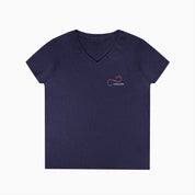 Autism Awareness 2025 - Loop of Acceptance Ladies V-Neck T-Shirt