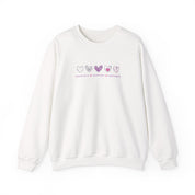 Advocate Support Empower Love Hearts Sweatshirt