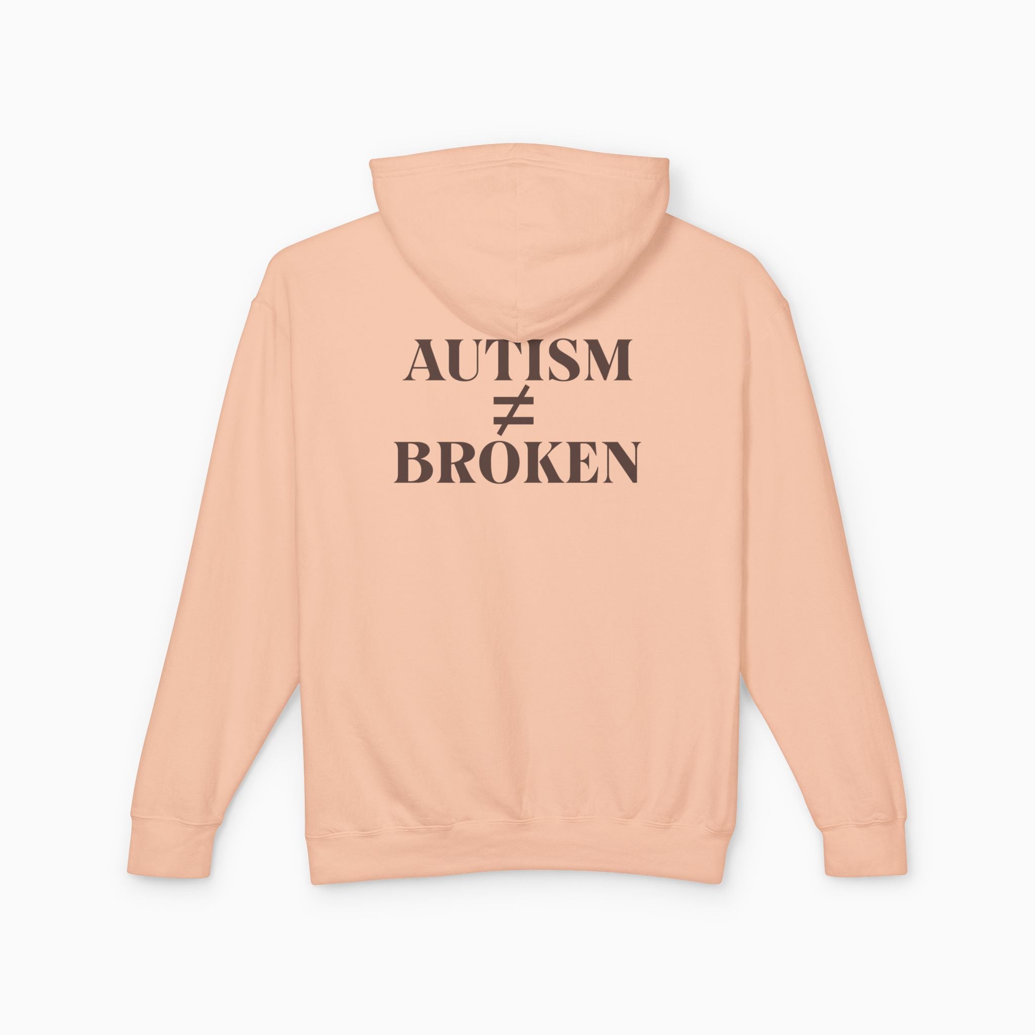 Autism ≠ Broken Comfort Colors Lightweight Hoodie